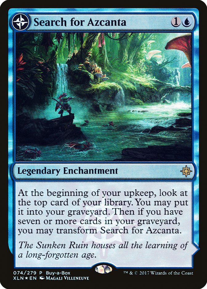 Search for Azcanta // Azcanta, the Sunken Ruin (Buy-A-Box) [Ixalan Treasure Chest] | Exor Games Bridgewater