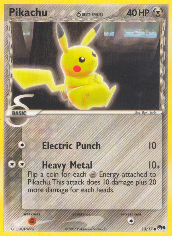 Pikachu (13/17) (Delta Species) [POP Series 5] | Exor Games Bridgewater