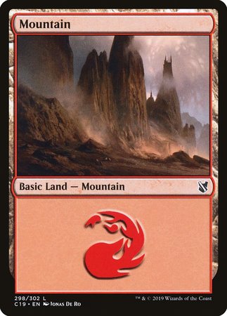 Mountain (298) [Commander 2019] | Exor Games Bridgewater