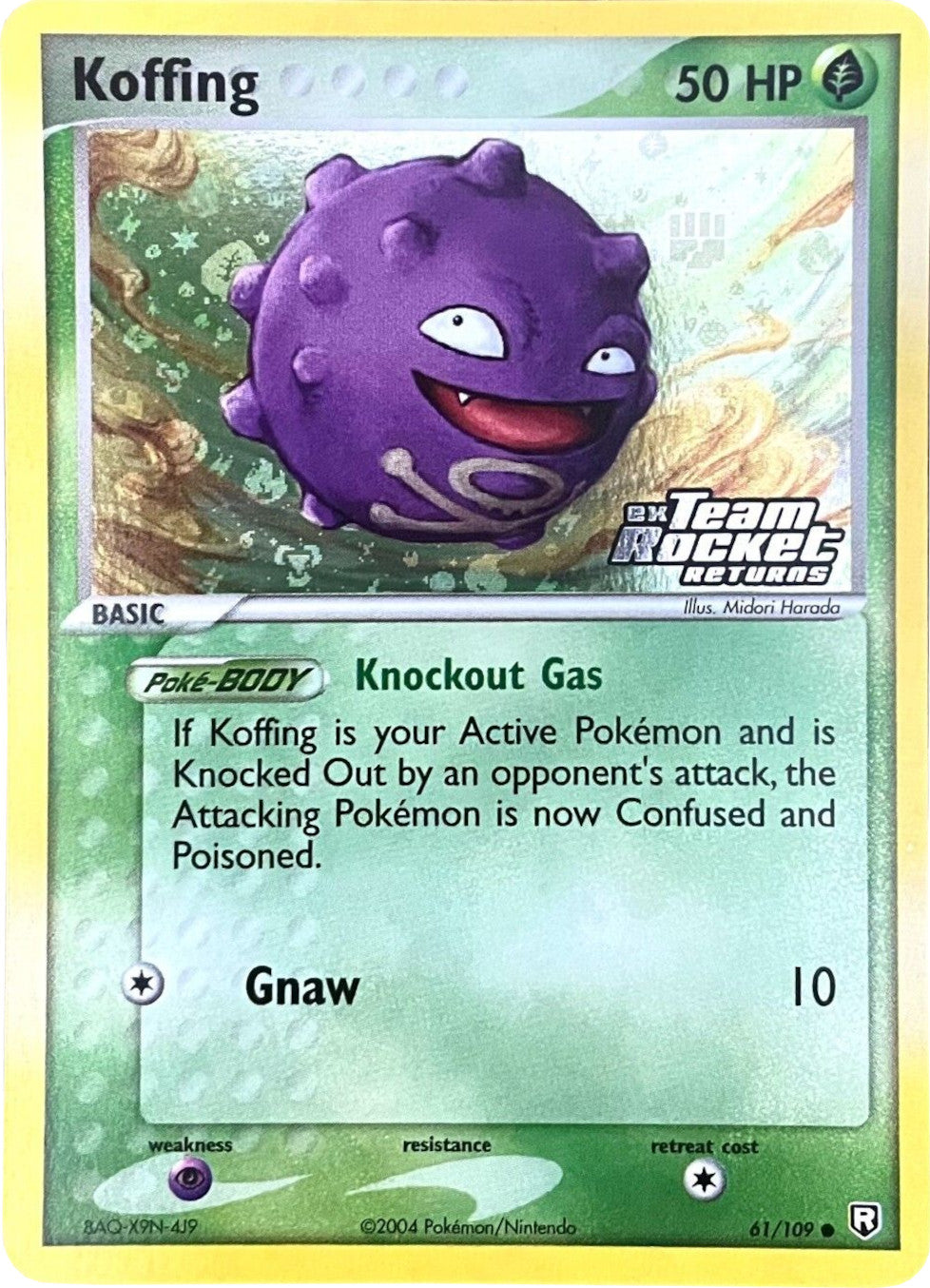 Koffing (61/109) (Stamped) [EX: Team Rocket Returns] | Exor Games Bridgewater