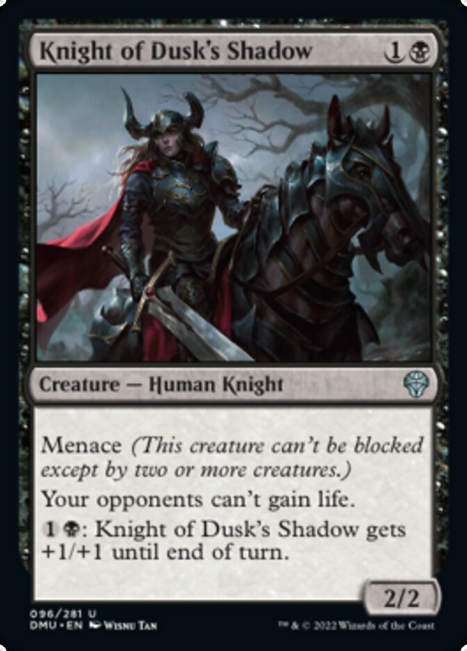 Knight of Dusk's Shadow [Dominaria United] | Exor Games Bridgewater