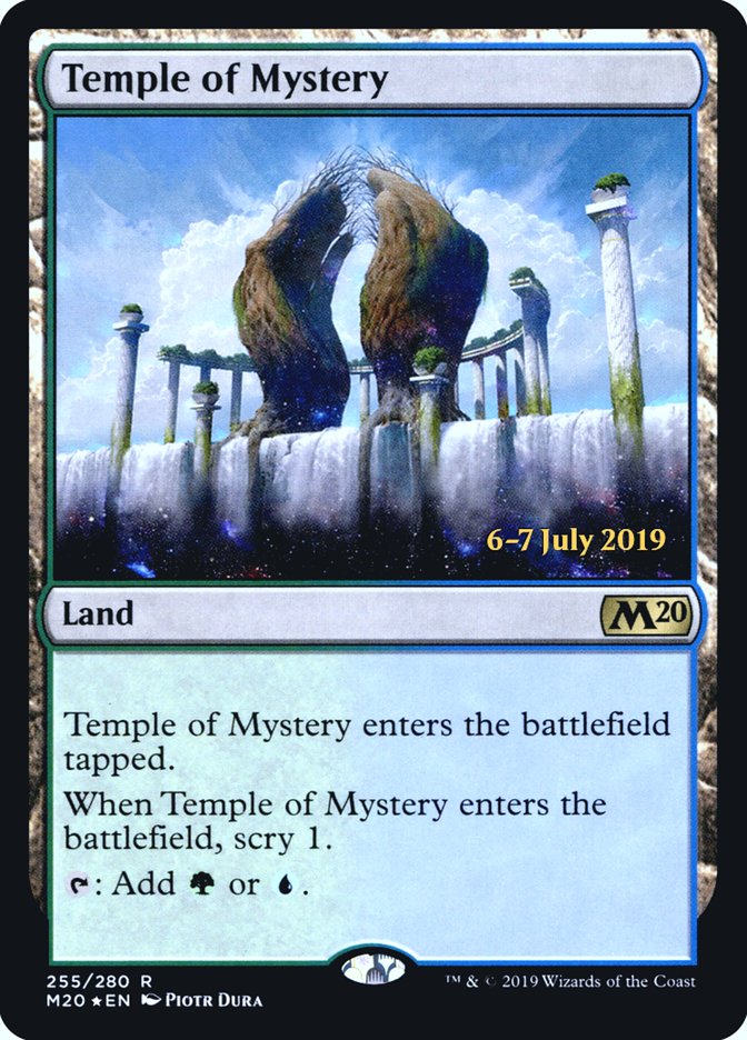 Temple of Mystery  [Core Set 2020 Prerelease Promos] | Exor Games Bridgewater