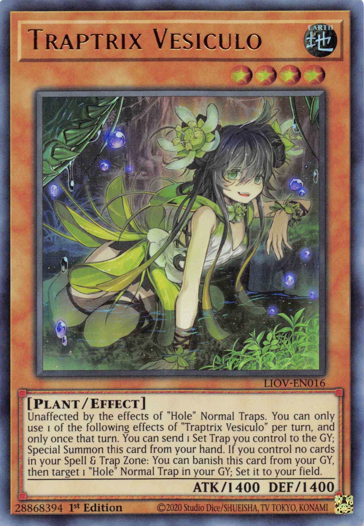 Traptrix Vesiculo [LIOV-EN016] Ultra Rare | Exor Games Bridgewater