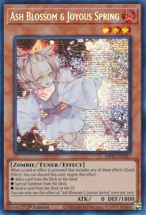 Ash Blossom & Joyous Spring [MP22-EN257] Prismatic Secret Rare | Exor Games Bridgewater