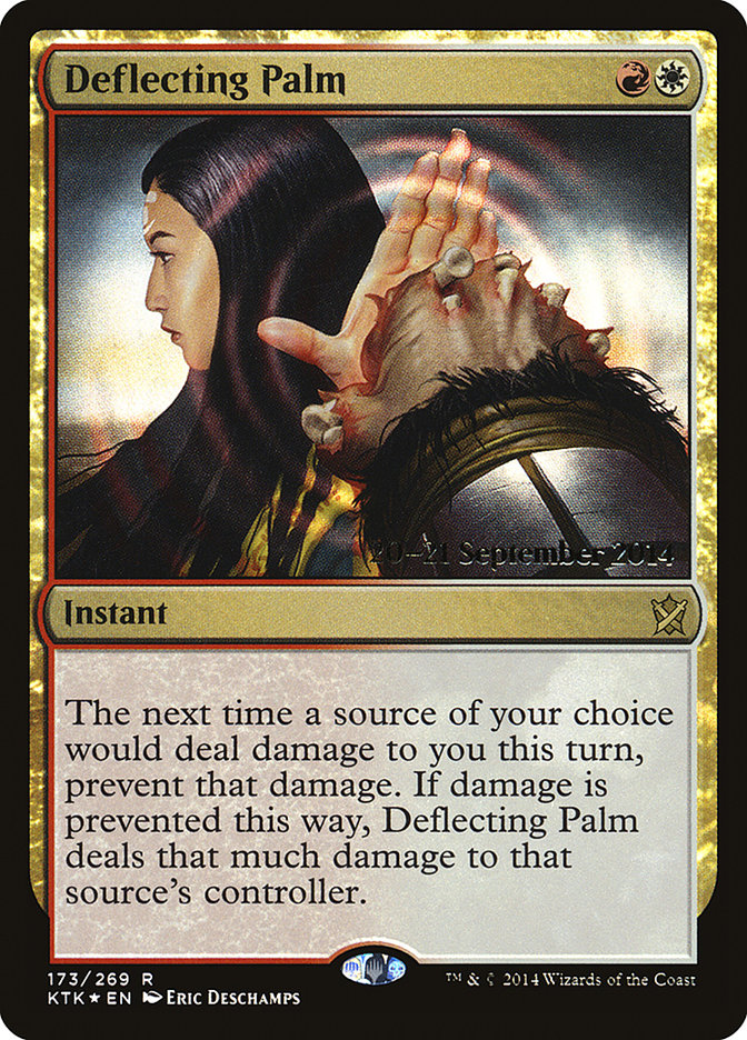 Deflecting Palm  [Khans of Tarkir Prerelease Promos] | Exor Games Bridgewater