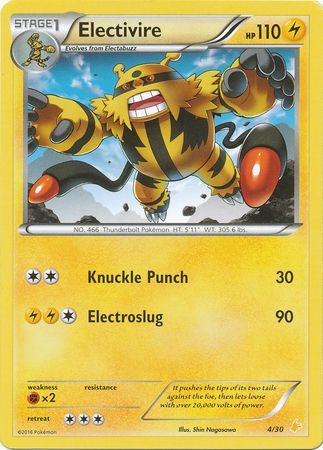 Electivire (4/30) [XY: Trainer Kit 3 - Pikachu Libre] | Exor Games Bridgewater