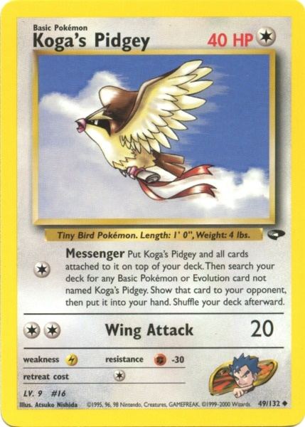 Koga's Pidgey (49/132) [Gym Challenge Unlimited] | Exor Games Bridgewater