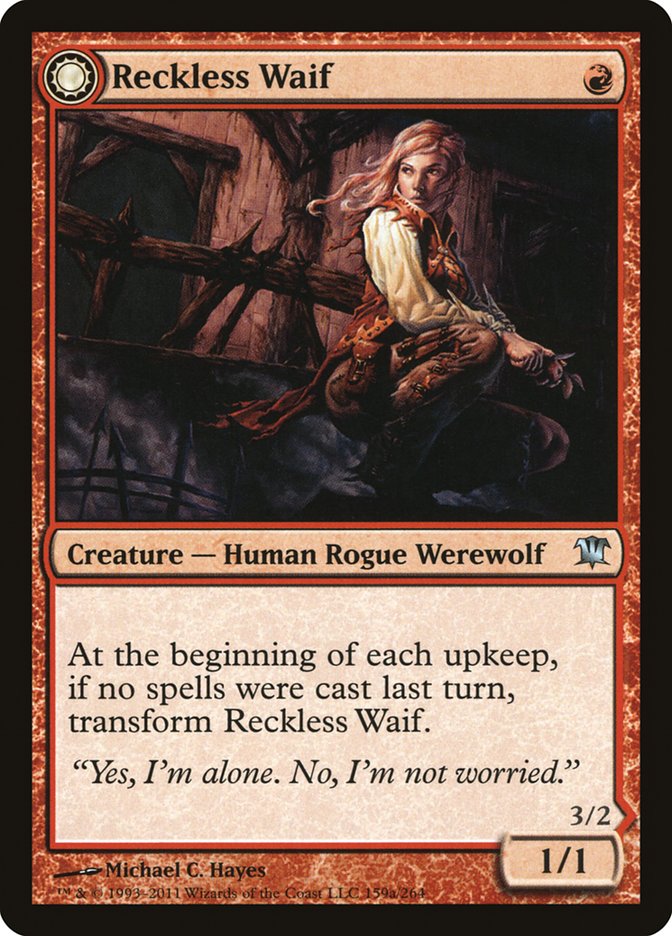 Reckless Waif // Merciless Predator [Innistrad] | Exor Games Bridgewater