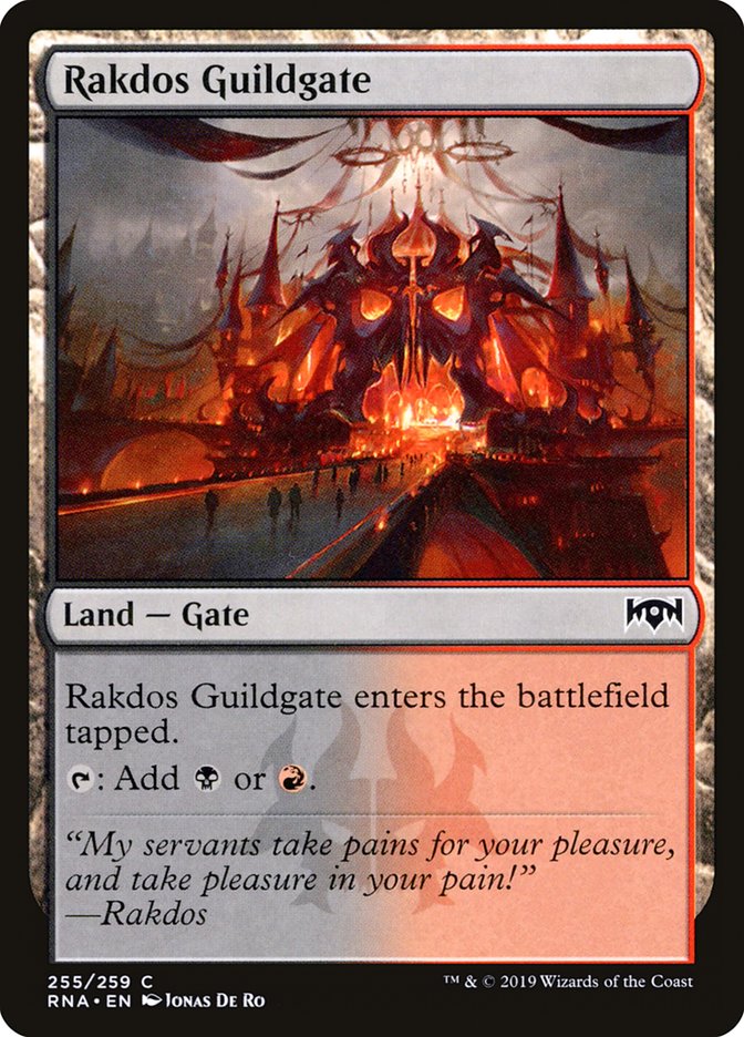 Rakdos Guildgate (255/259) [Ravnica Allegiance] | Exor Games Bridgewater