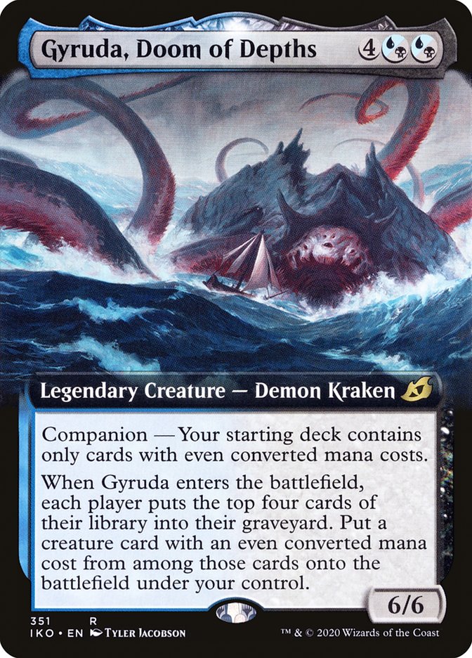 Gyruda, Doom of Depths (Extended Art) [Ikoria: Lair of Behemoths] | Exor Games Bridgewater