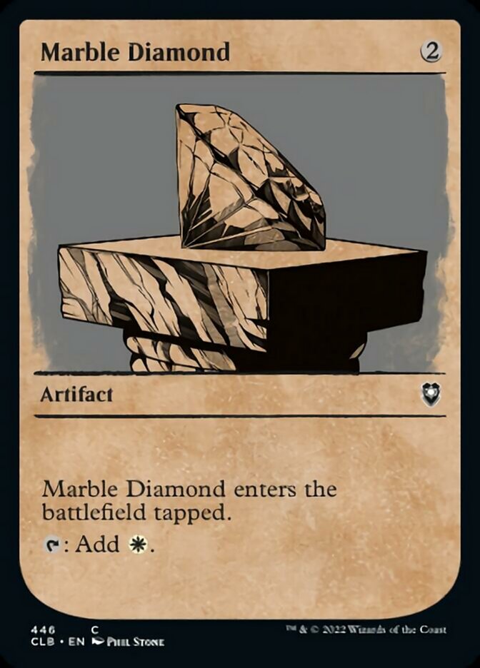 Marble Diamond (Showcase) [Commander Legends: Battle for Baldur's Gate] | Exor Games Bridgewater