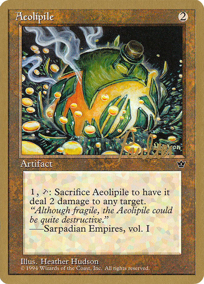 Aeolipile (Preston Poulter) [Pro Tour Collector Set] | Exor Games Bridgewater