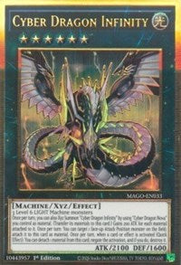 Cyber Dragon Infinity [MAGO-EN033] Gold Rare | Exor Games Bridgewater