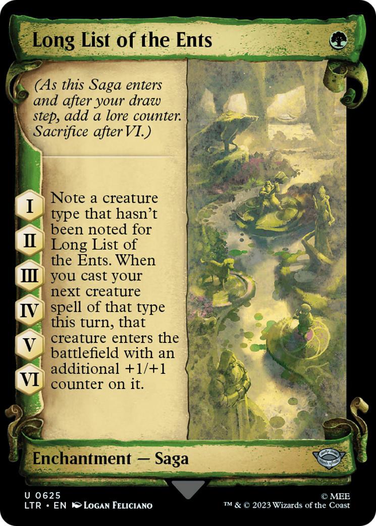 Long List of the Ents [The Lord of the Rings: Tales of Middle-Earth Showcase Scrolls] | Exor Games Bridgewater