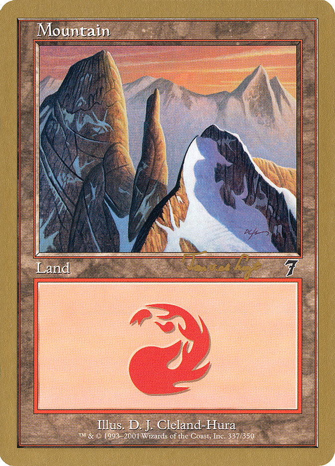 Mountain (337) (Tom van de Logt) [World Championship Decks 2001] | Exor Games Bridgewater