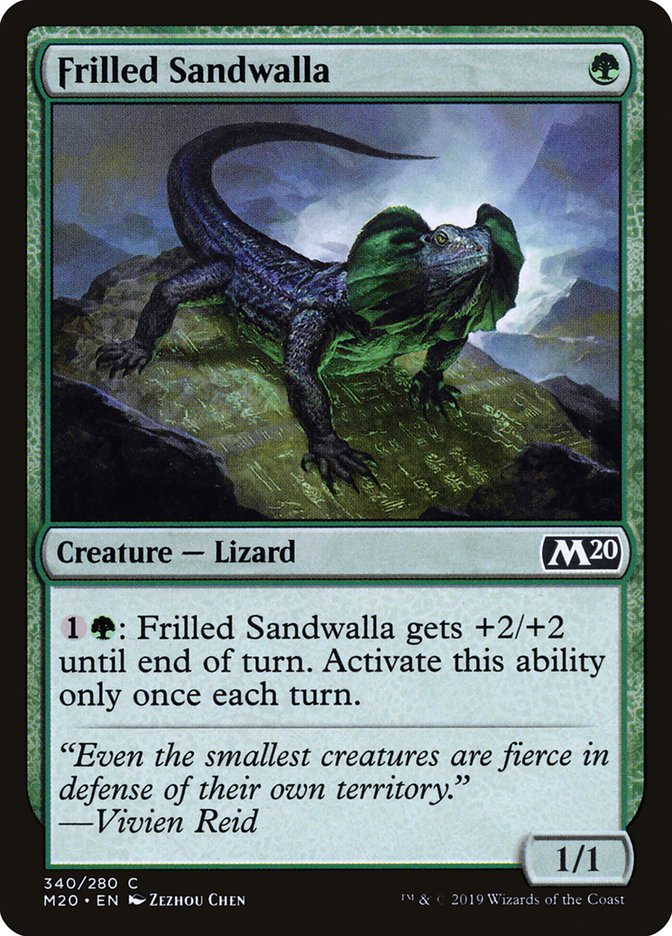 Frilled Sandwalla [Core Set 2020] | Exor Games Bridgewater