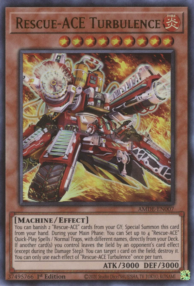 Rescue-ACE Turbulence [AMDE-EN007] Ultra Rare | Exor Games Bridgewater