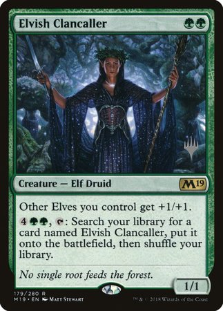 Elvish Clancaller [Core Set 2019 Promos] | Exor Games Bridgewater