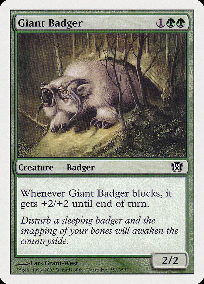 Giant Badger [Eighth Edition] | Exor Games Bridgewater