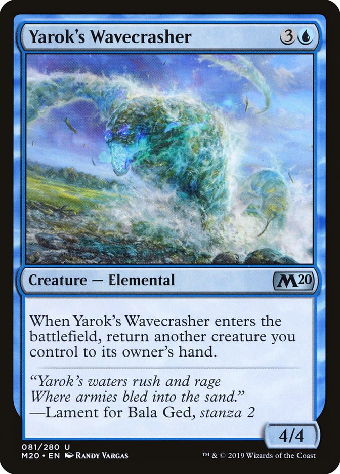 Yarok's Wavecrasher [Core Set 2020] | Exor Games Bridgewater