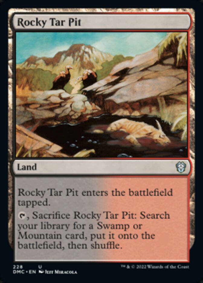 Rocky Tar Pit [Dominaria United Commander] | Exor Games Bridgewater