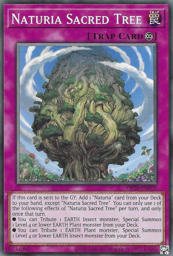 Naturia Sacred Tree [OP20-EN025] Common | Exor Games Bridgewater