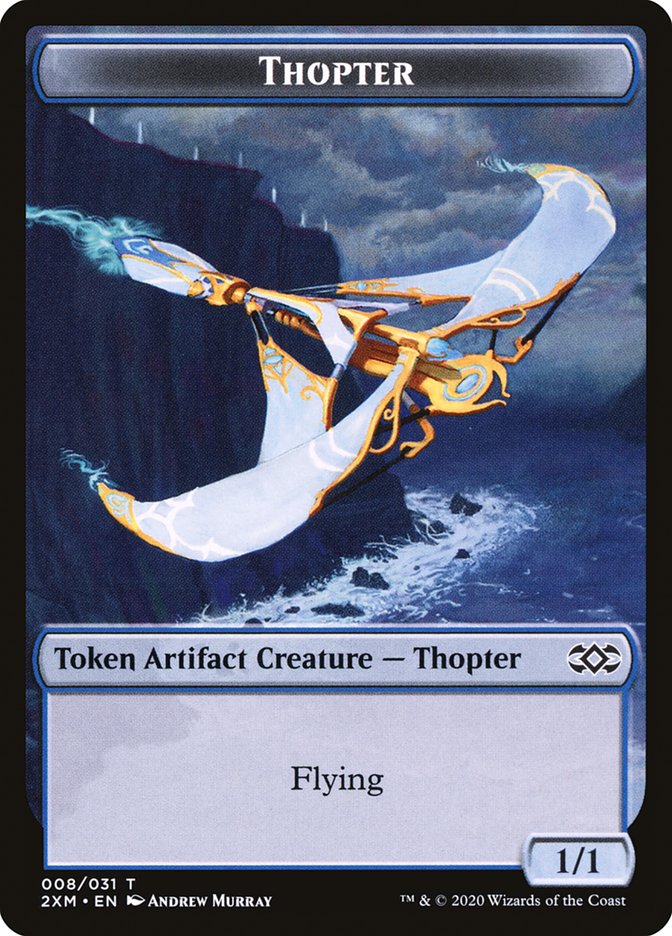 Thopter (008/031) [Double Masters Tokens] | Exor Games Bridgewater