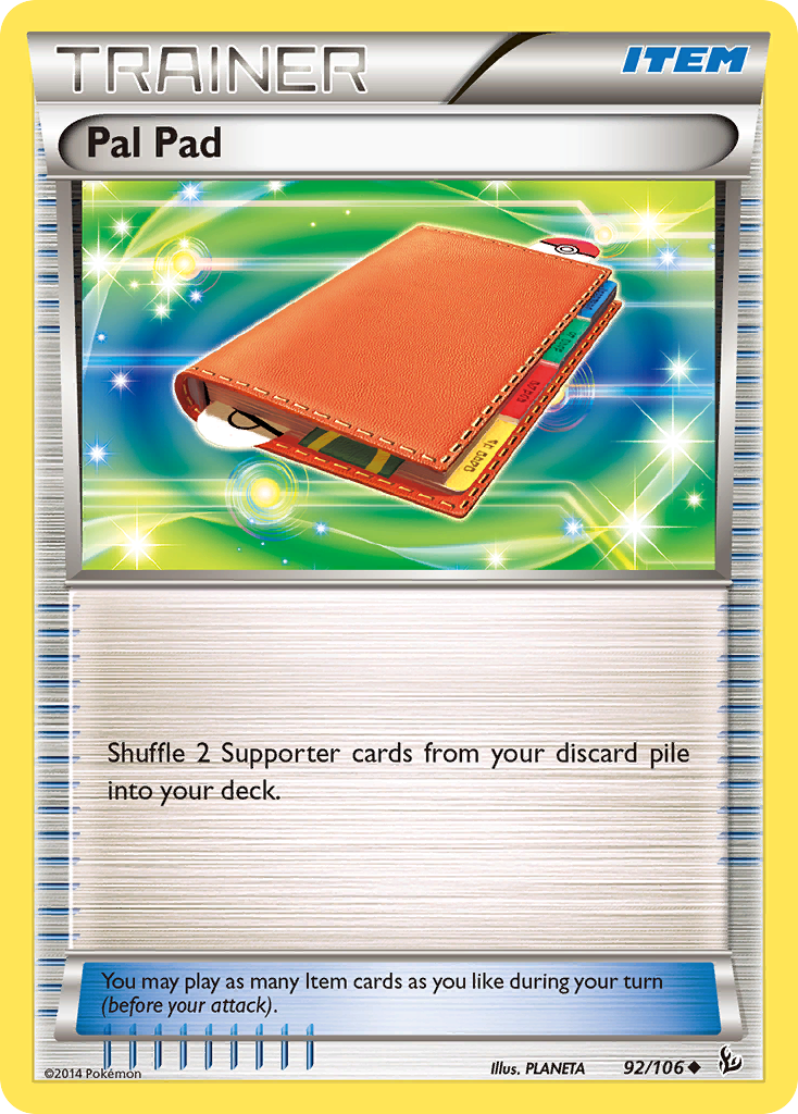 Pal Pad (92/106) [XY: Flashfire] | Exor Games Bridgewater