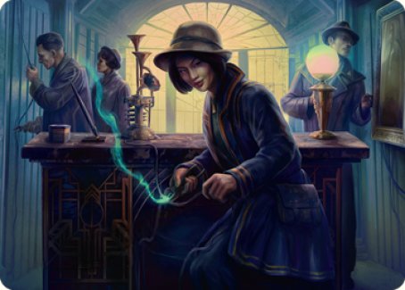 Wiretapping Art Card [Streets of New Capenna Art Series] | Exor Games Bridgewater