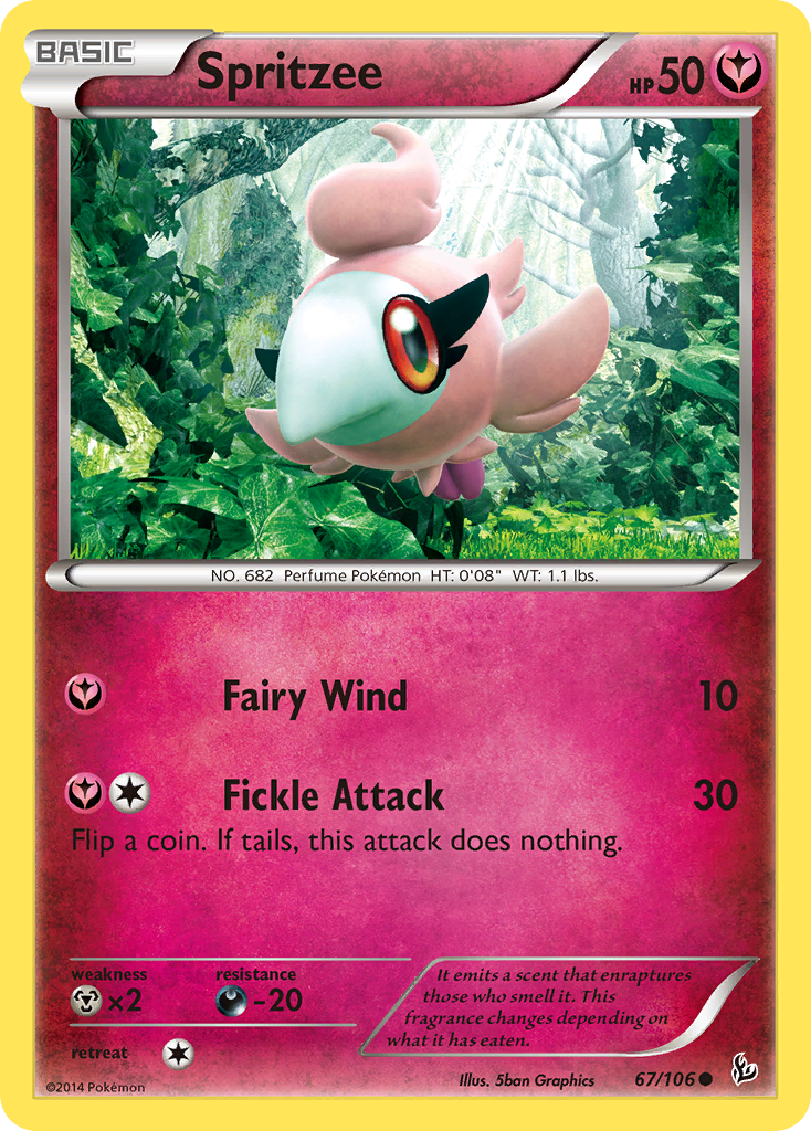 Spritzee (67/106) [XY: Flashfire] | Exor Games Bridgewater