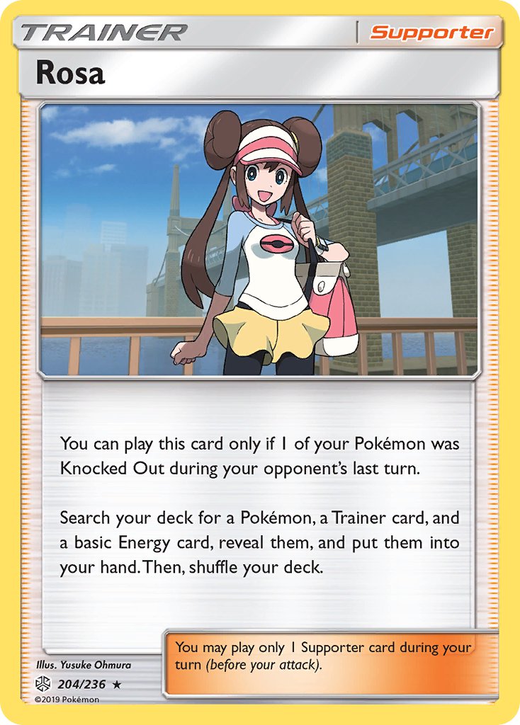 Rosa (204/236) (Theme Deck Exclusive) [Sun & Moon: Cosmic Eclipse] | Exor Games Bridgewater