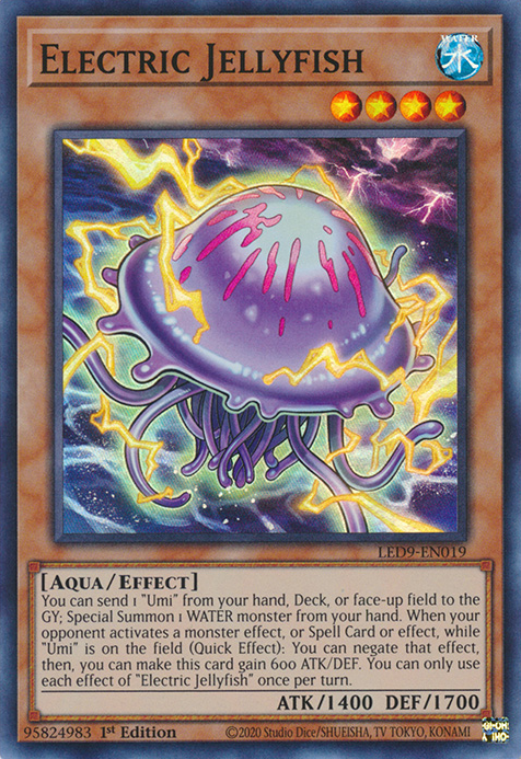 Electric Jellyfish [LED9-EN019] Super Rare | Exor Games Bridgewater