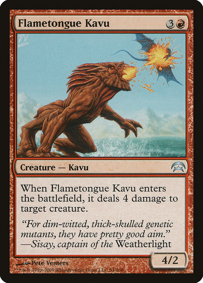 Flametongue Kavu [Planechase] | Exor Games Bridgewater