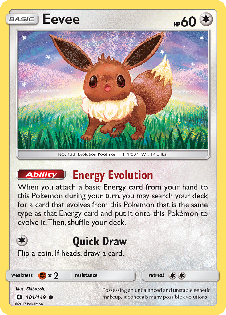 Eevee (101/149) [Sun & Moon: Base Set] | Exor Games Bridgewater