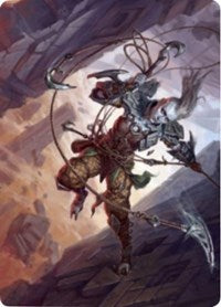 Akiri, Fearless Voyager Art Card [Zendikar Rising Art Series] | Exor Games Bridgewater