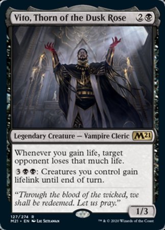 Vito, Thorn of the Dusk Rose [Core Set 2021] | Exor Games Bridgewater