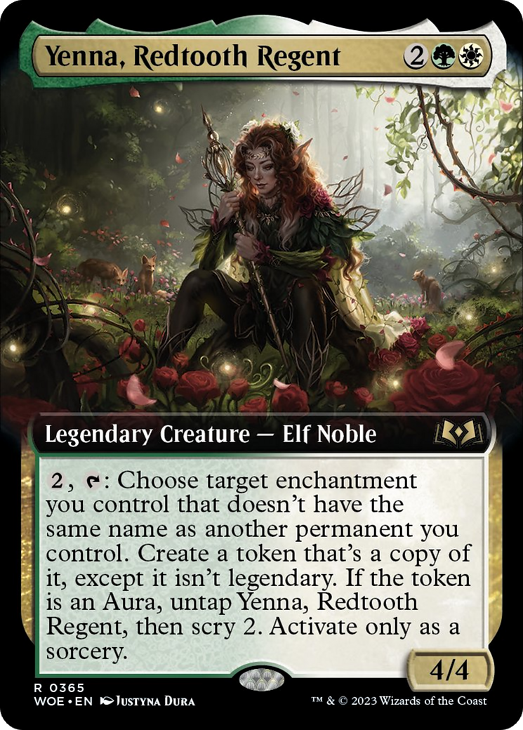 Yenna, Redtooth Regent (Extended Art) [Wilds of Eldraine] | Exor Games Bridgewater