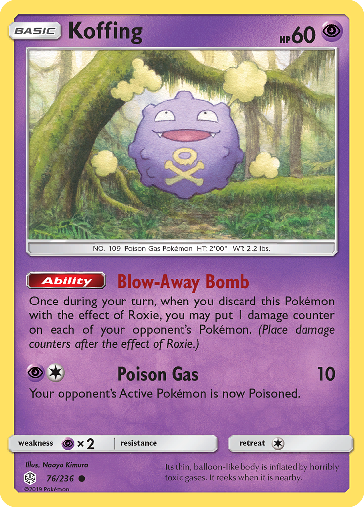 Koffing (76/236) [Sun & Moon: Cosmic Eclipse] | Exor Games Bridgewater