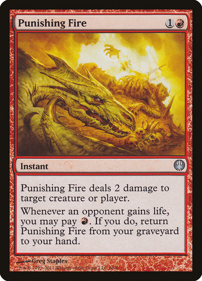 Punishing Fire [Duel Decks: Knights vs. Dragons] | Exor Games Bridgewater