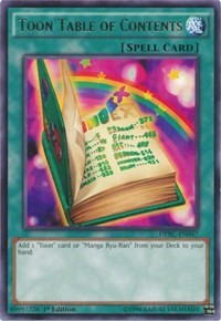 Toon Table of Contents [DPBC-EN047] Rare | Exor Games Bridgewater