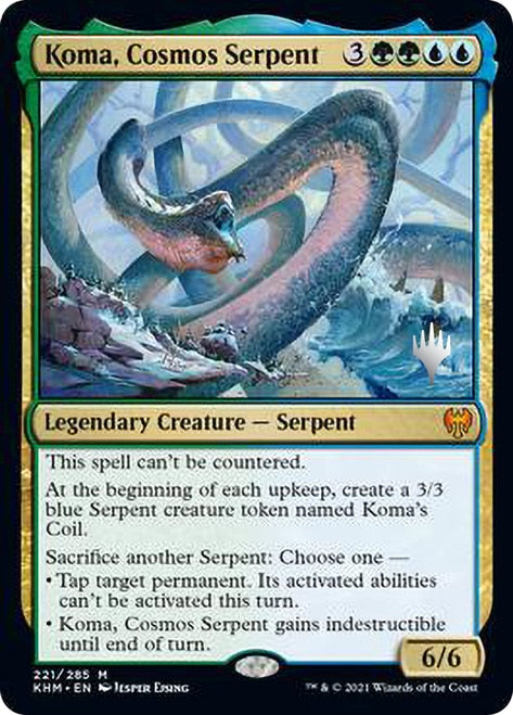 Koma, Cosmos Serpent [Kaldheim Promo Pack] | Exor Games Bridgewater