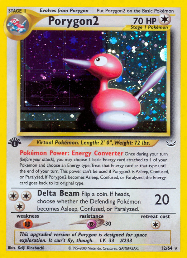 Porygon2 (12/64) [Neo Revelation 1st Edition] | Exor Games Bridgewater