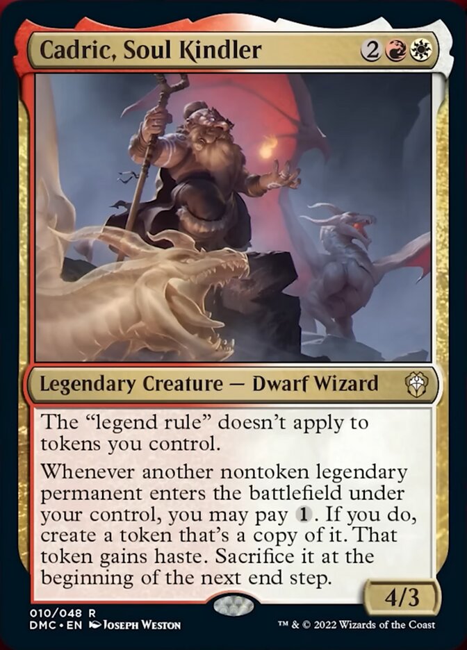 Cadric, Soul Kindler [Dominaria United Commander] | Exor Games Bridgewater