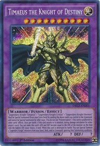 Timaeus the Knight of Destiny [DRL2-EN001] Secret Rare | Exor Games Bridgewater