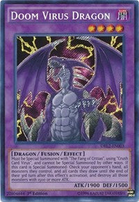 Doom Virus Dragon [DRL2-EN003] Secret Rare | Exor Games Bridgewater