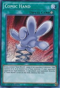 Comic Hand [DRL2-EN026] Secret Rare | Exor Games Bridgewater