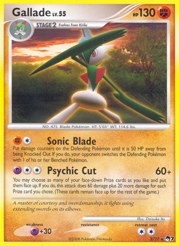 Gallade (2/17) [POP Series 7] | Exor Games Bridgewater