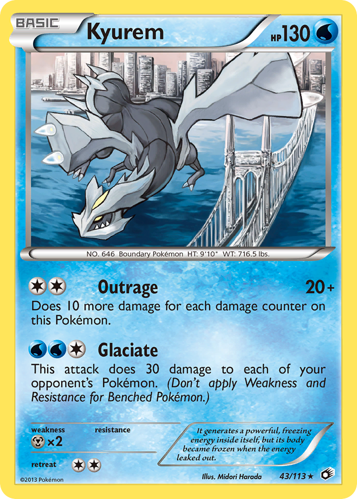 Kyurem (43/113) [Black & White: Legendary Treasures] | Exor Games Bridgewater