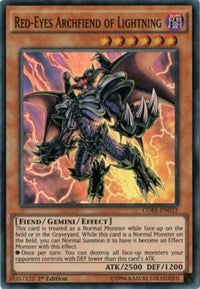 Red-Eyes Archfiend of Lightning [CORE-EN023] Super Rare | Exor Games Bridgewater