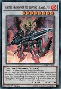 Ignister Prominence, the Blasting Dracoslayer [CORE-EN050] Ultra Rare | Exor Games Bridgewater